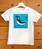 Whale – Kids T-Shirt (white) SALE -20%