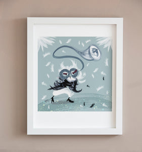 ART PRINT – Wise Ol' Owl (8x10)