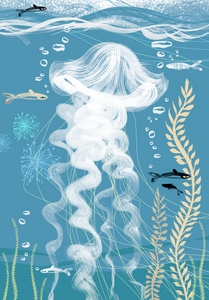 ART PRINT – 'JELLYFISH' (A5, A4 & A3)