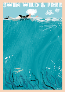 ART PRINT – 'OCEAN TOP' (A5, A4 & A3)