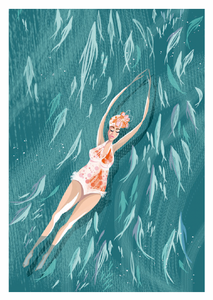 SWIM WILD & FREE ('Shoal') CARD/S